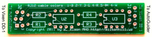circuit board top